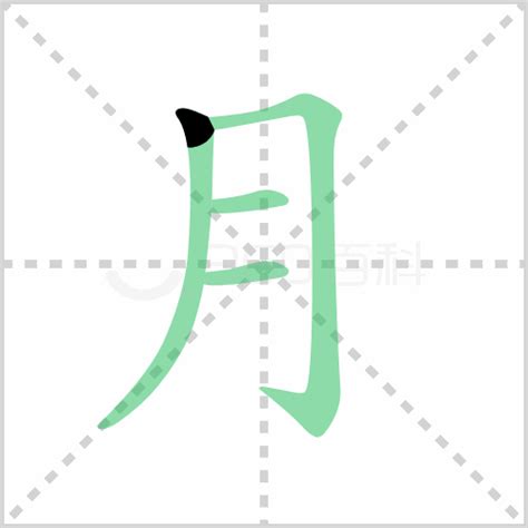 月字部首的字